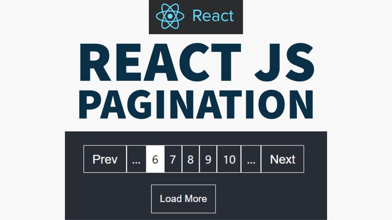 Build A Custom Pagination Component In Reactjs From Scratch.